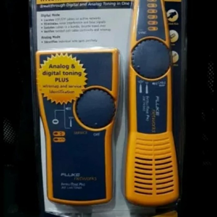 [Original] Fluke Networks Mt 8200-60 Pro 200 Kit Alat Cek Kabel Network Diskon