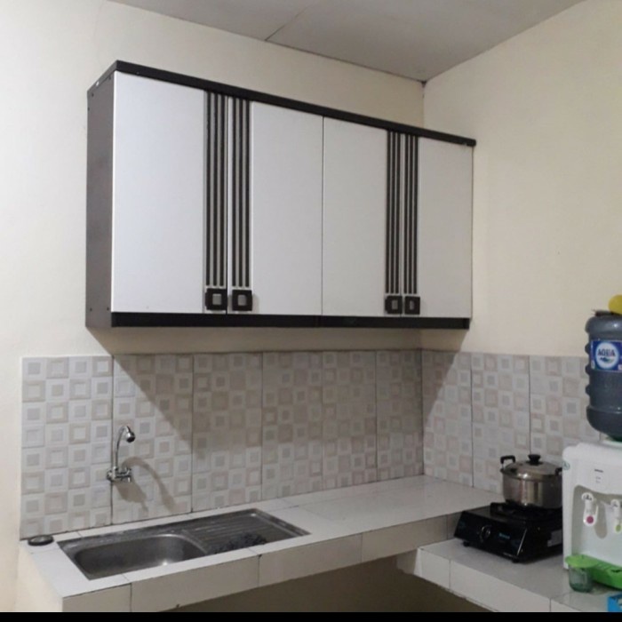 [New] Kitchen Set Atas 4 Pintu Hitam Putih Terlaris Bisa Sameday