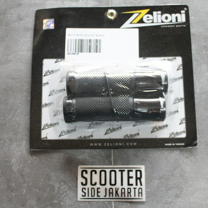 [New Ori] Handgrip Zelioni For Vespa Gts Hitam Bisa Gojek