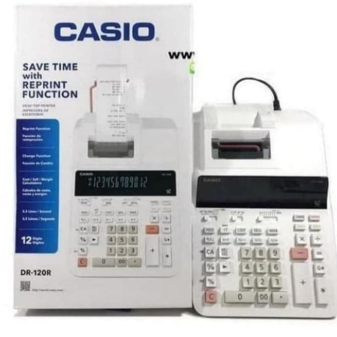 

KALKULATOR CASIO DR 120R GARANSI CASIO ASLI