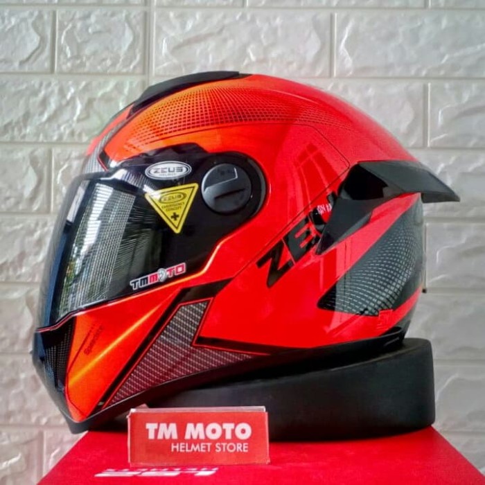 [New Ori] Zeus Zs811/ Z811 Al6 Neon Orange  Spoiler  Sticker Set Limited