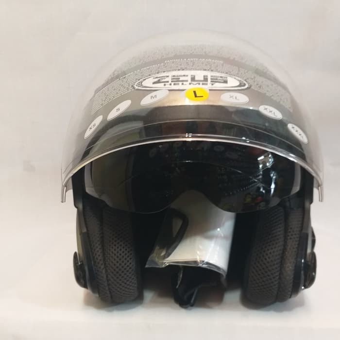 [New Ori] Helm Half Face Zeus 610 Solid Dsil Bisa Gojek