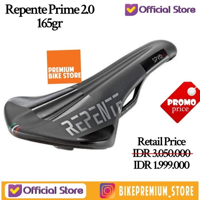 [Baru] Sadel Sepeda Ori Repente Prime 2.0 Saddle Carbon Roadbike Not Prologo Berkualitas