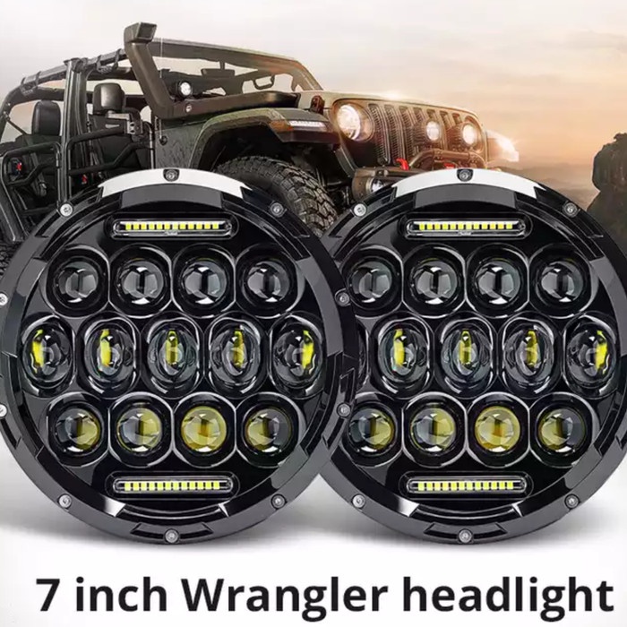 [Baru] Lampu Headlamp Daymaker 7 In Dc12V 24 V Original Shocekt Hijau 75 Watt Terbaru