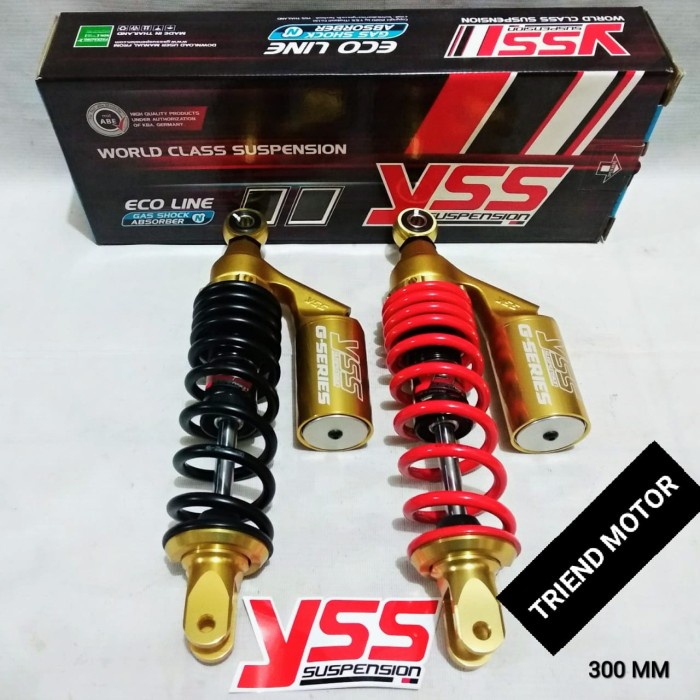 [Baru] Shock Tabung Yss G-Plus Mio Fino Beat Scoopy Karbu Vario 110 Old 300Mm Bisa Gojek