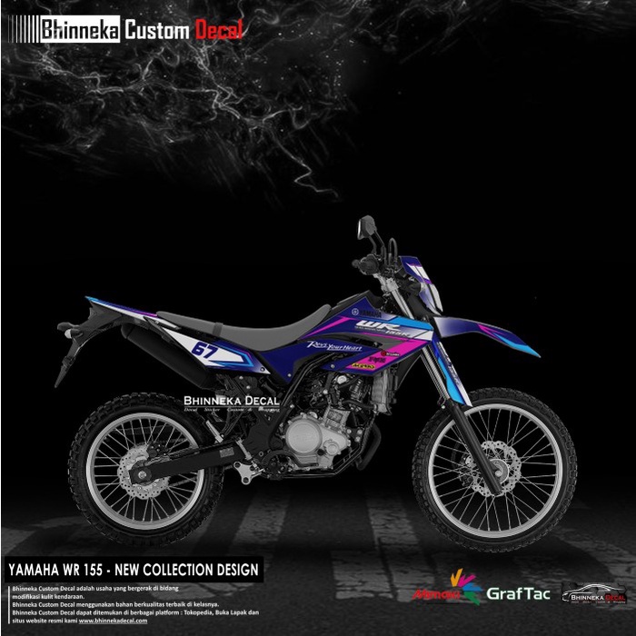 [Baru] Decal Sticker Super Premium Wr 155 Beauty Color Pink Bisa Gojek