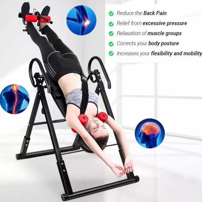 Alat Fitness Peninggi Badan Inversion Table