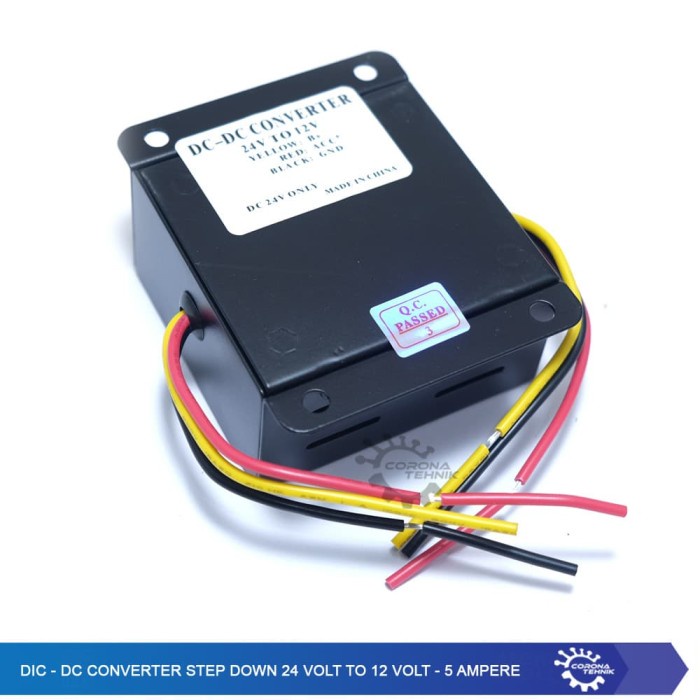 DIC - DC Converter Step Down 24 Volt to 12 Volt - 5 Ampere star