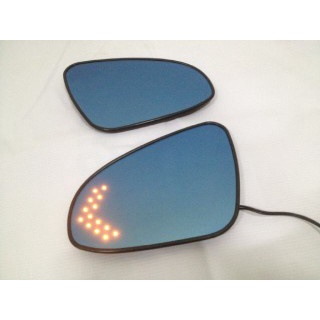 Toyota Etios blue mirror with led sign best