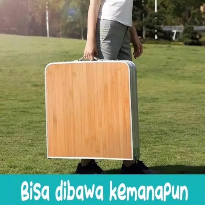 Meja Lipat Portable Meja Koper Meja Serbaguna Meja Piknik