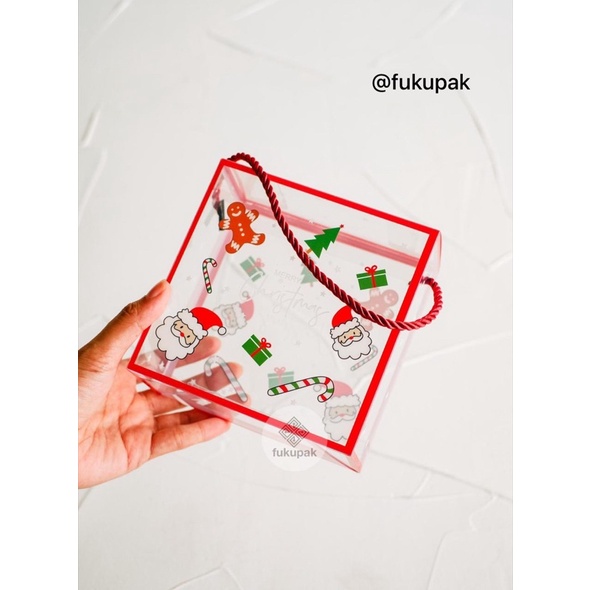 

Box Mika Edisi Natal (20pcs) kotak snack cookies permen nastar taiwan