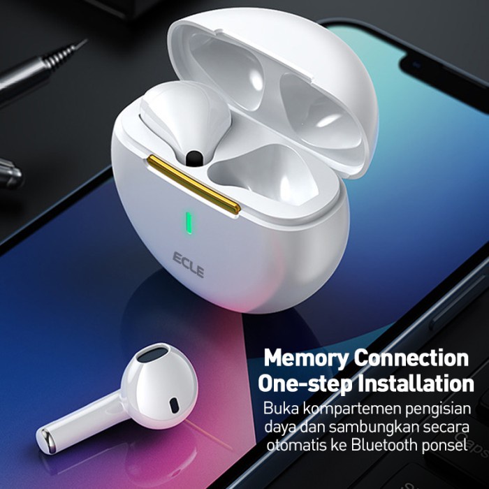 Tacoo Tws Headset Bluetooth Earphone Wireless True Wireless Stereo Audio Ready