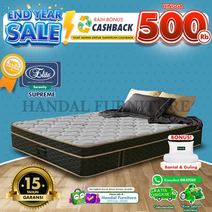 Springbed ASLI Elite Serenity Supreme 180x200 (Hanya kasur)