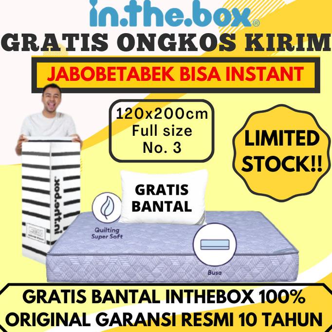Matras Kasur Inthebox / In The Box Hybrid Memory Foam 120x200 (Full)