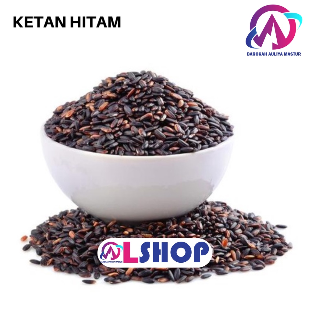 

Beras Ketan Hitam 1 KG Beras Pulut Tapai Lokal BAM Pasar Online Murah Padang