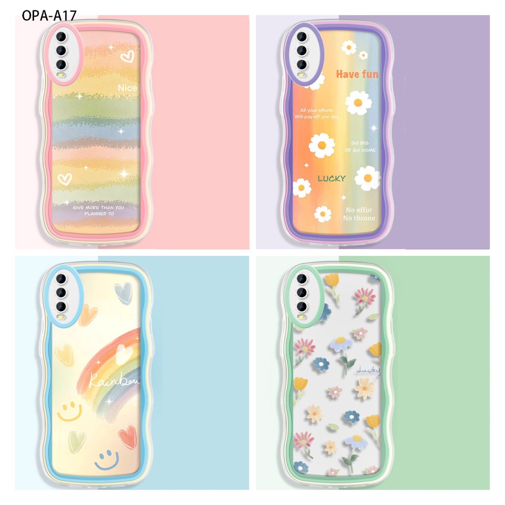 OPPO A17 A16 A15 A16S A16K A16E A15S A17K A3S A12E A9 A5 A7 A5S A12 2020 Untuk Phone Case Hp Casing 