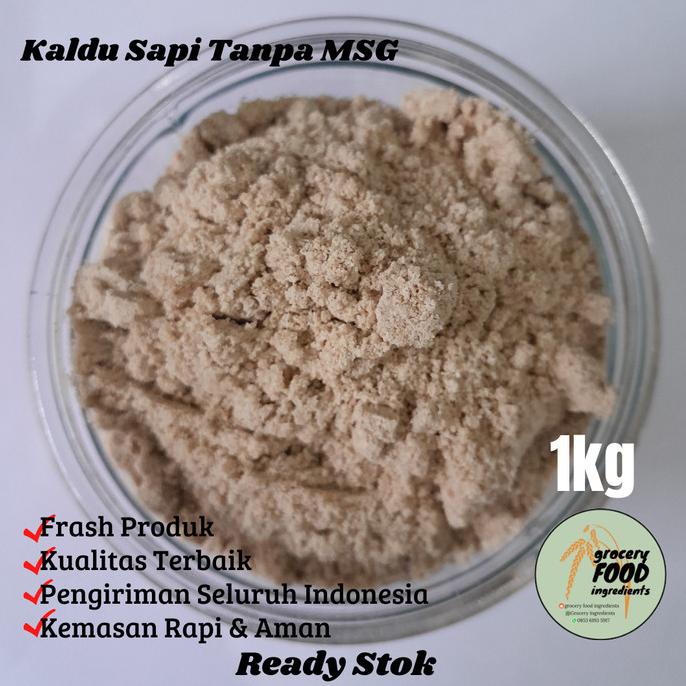 

Kaldu Sapi Asli 100% / Pure Beef Extract - Tanpa MSG - 1kg