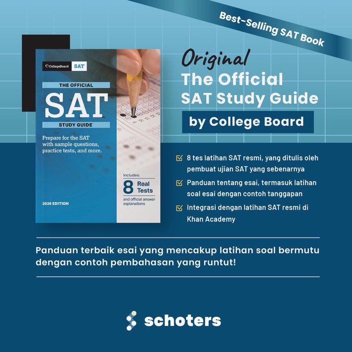 ORIGINAL The Official SAT Study Guide, 2020 Edition