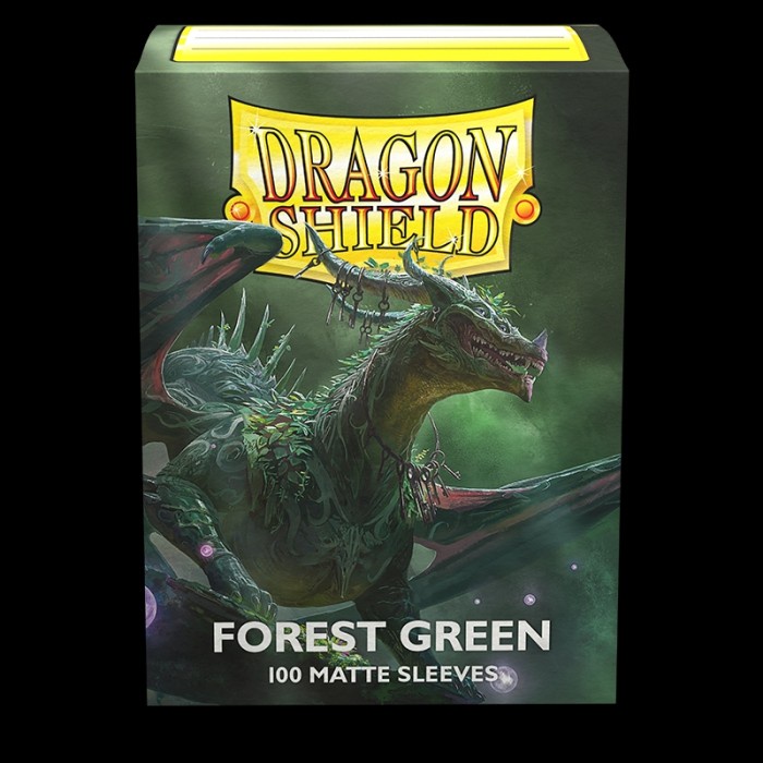 Dragon Shield Matte 100ct Card Sleeve - Forest Green