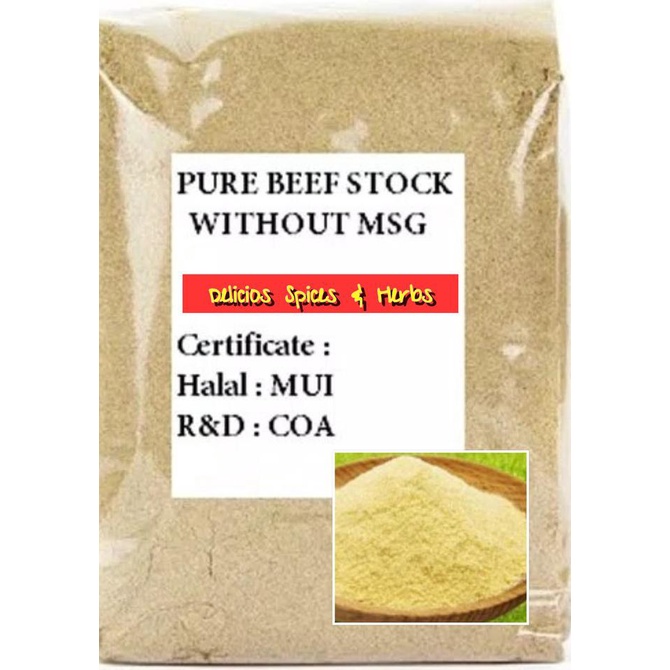 

Kaldu Sapi ASLI100% MURNI-1KG/ Pure Beef Extrack Powder Non MSG HALAL