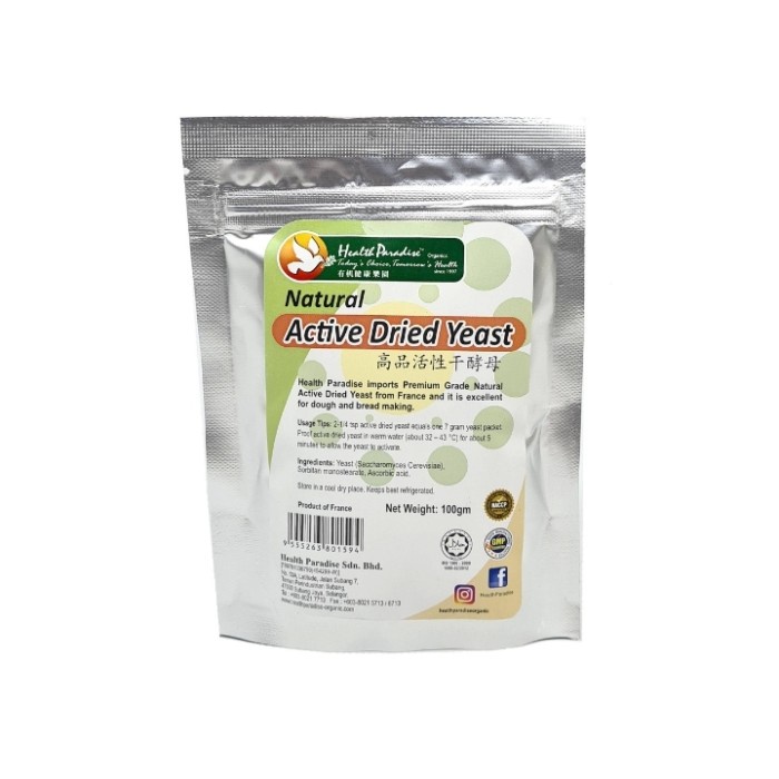 

Terlaris Health Paradise Natural Active Dried Yeast 100gr SALE