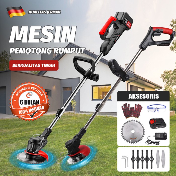 Mesin Rumput Elektrik 48V Mesin Potong Rumput Baterai Mesin Pemotong