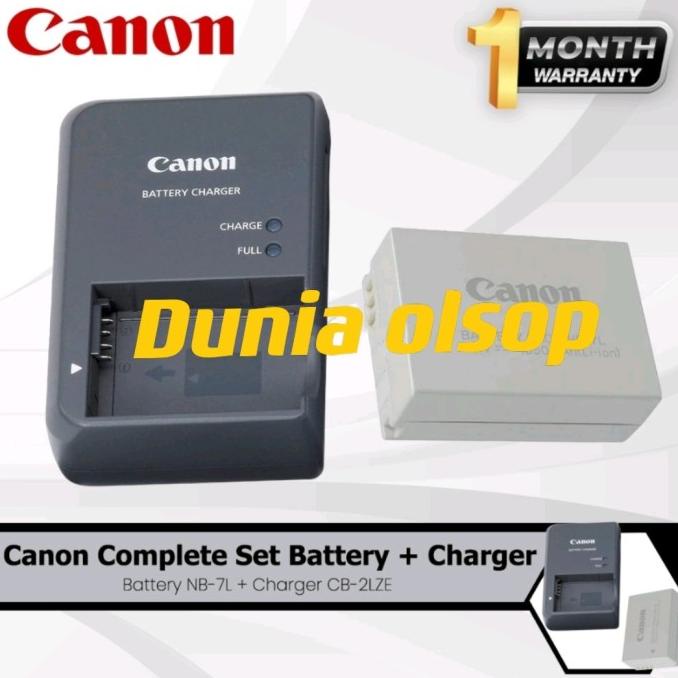 paket baterai charger camera Canon G12 batre camera canon g12 Kode Zx 358