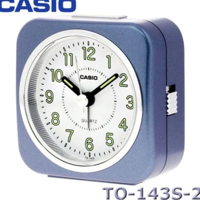 Promo Casio Jam Meja Tq 143 Weker Analog Beep Alarm Clock Quartz