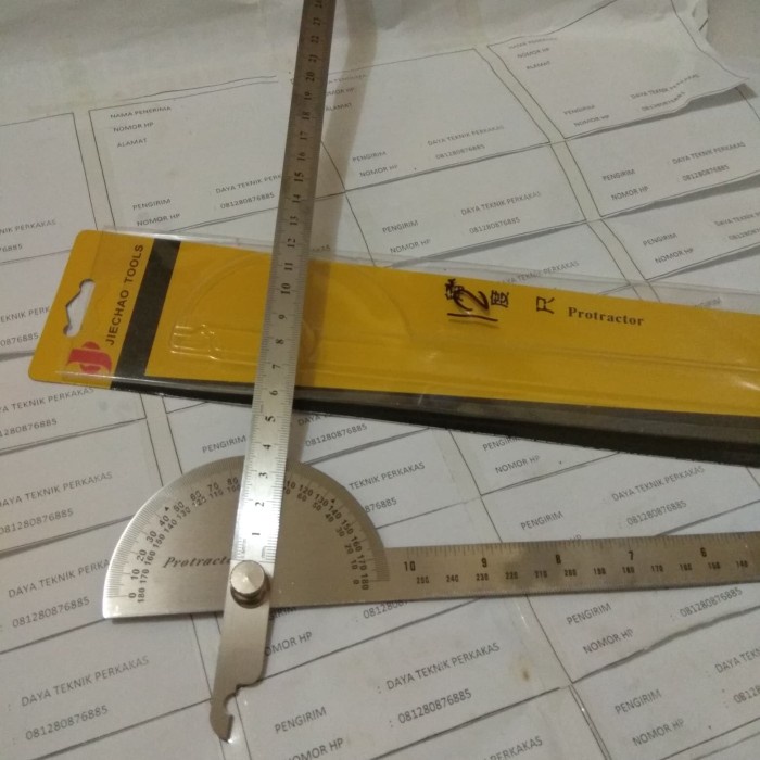 

Promo Busur Derajat Panjang 12" - Alat Ukur Busur Derajat 300Mm - Busur