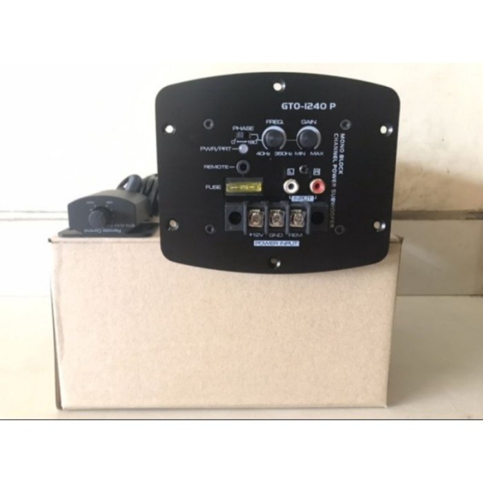 GTO-1240P Monoblock Amplifier (Special Design Subs-Aktif JBL) -45pr