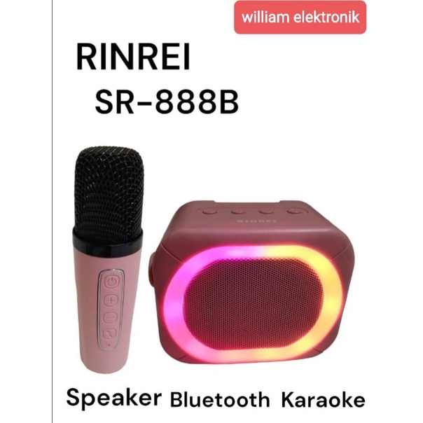 speaker bluetooth RINREI SR 888B karaoke mini