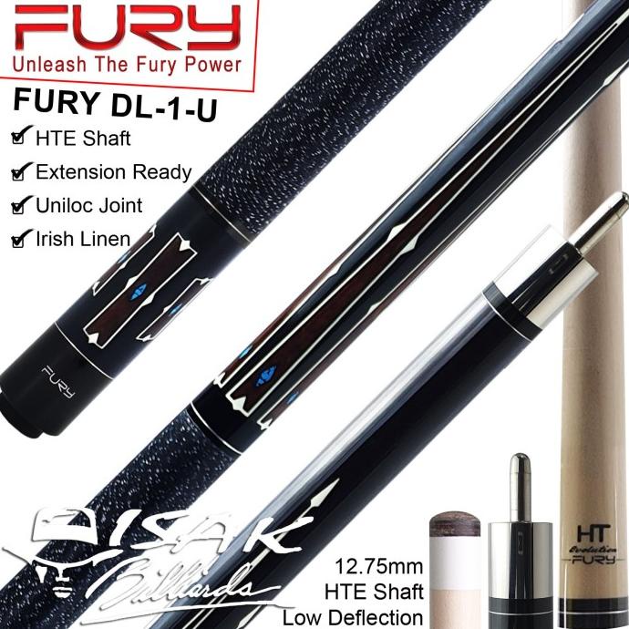 Terlarisss  Promo Murah November  Fury Dl-1 Maple Pool Cue - 13 Mm - Billiard Stick Stik Biliar Bily