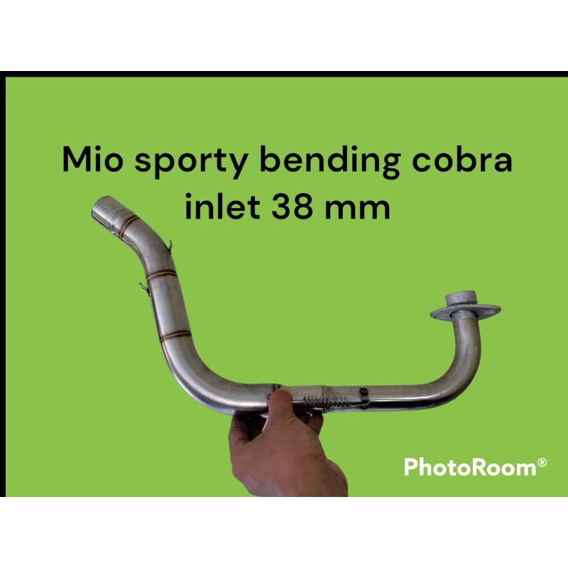leher knalpot Mio sporty bending samlong inlet 38 mm only