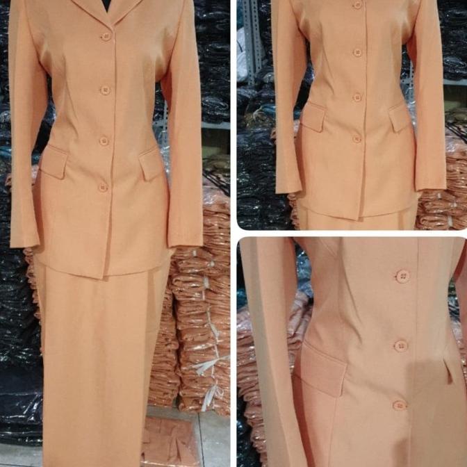 Set Blazer Baju Seragam Dharma Wanita Cantik Azkia