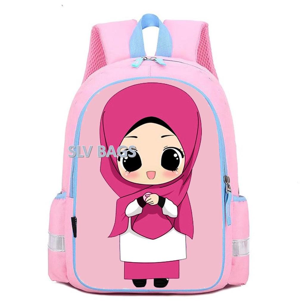 BISA COD SLV BAGS - TAS HIJAB MUSLIMAH ANAK PEREMPUAN CEWEK WANITA TERBARU KEKINIAN KARAKTER HIJABER