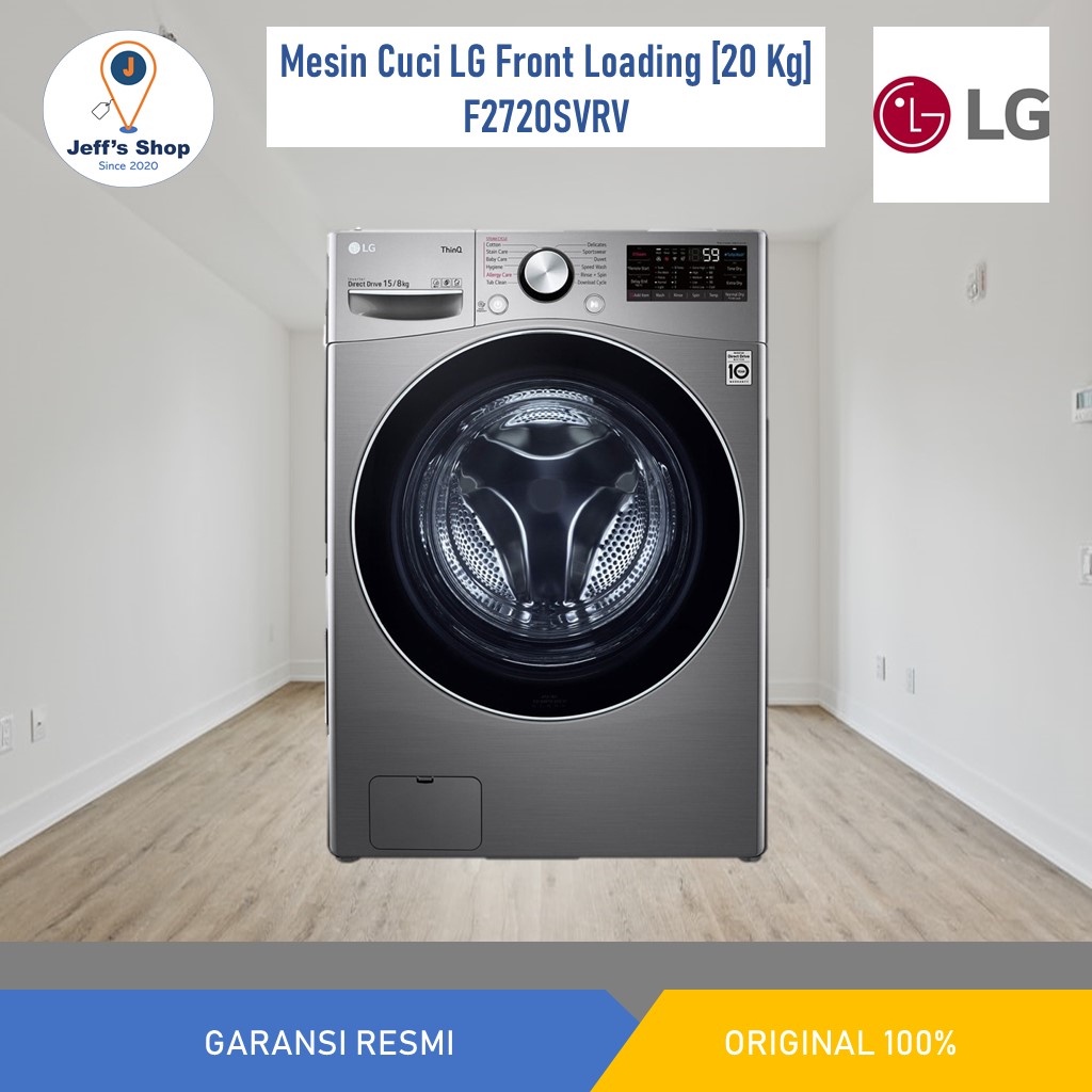 Mesin Cuci LG Front Loading [20 Kg] F2720SVRV