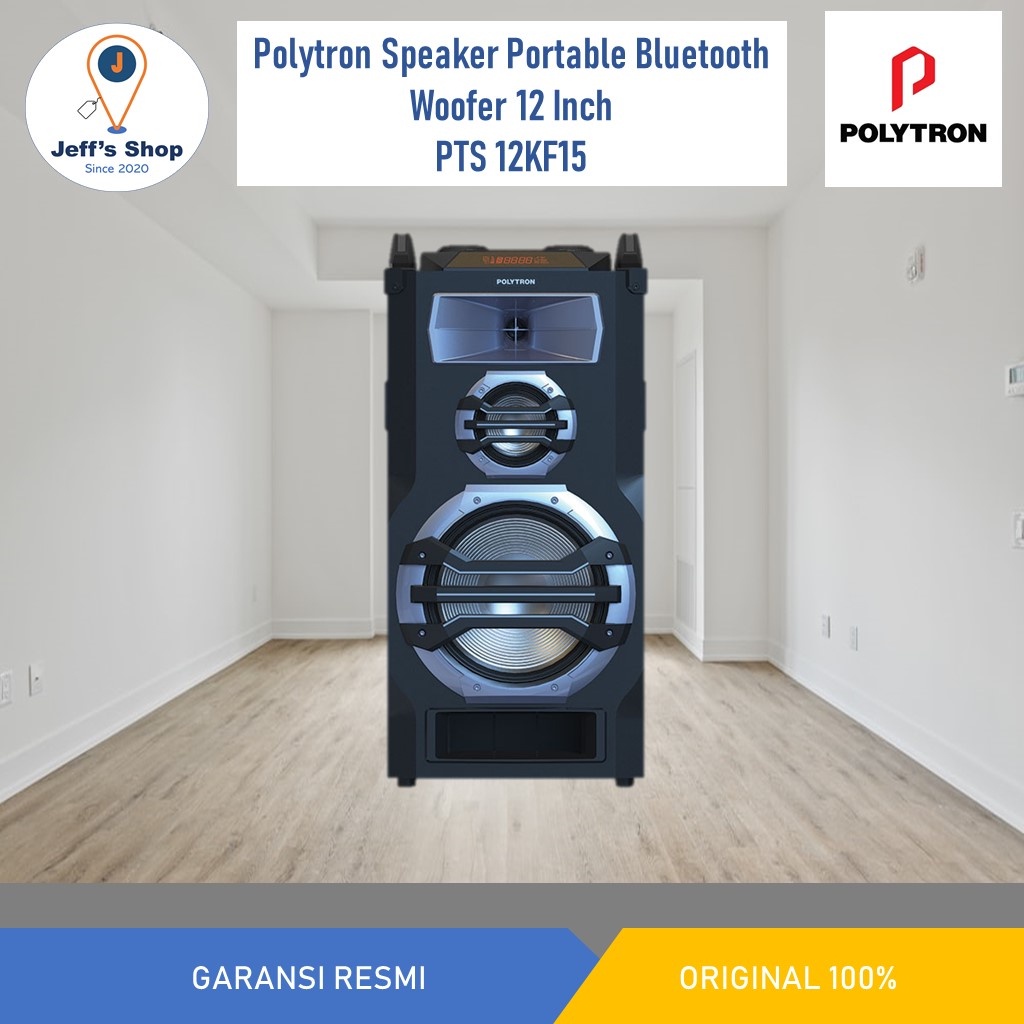 Polytron Speaker Portable [Woofer 12 Inch] PTS 12KF15