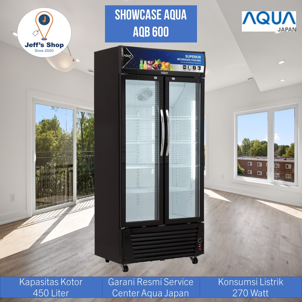 Showcase Aqua 2 Pintu [450 Liter] AQB 600