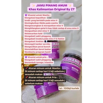 

Terbaik JAMU PINANG ANUM By ZT ..