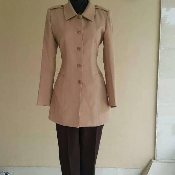 Set Baju Blazer Pramuka Wanita Kakak Pembina Muslimah Guru Pegawai