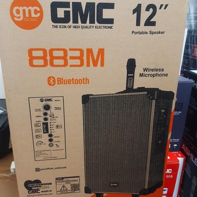 SPEAKER GMC 883 M BLUETOOTH 12" + 1 MIC