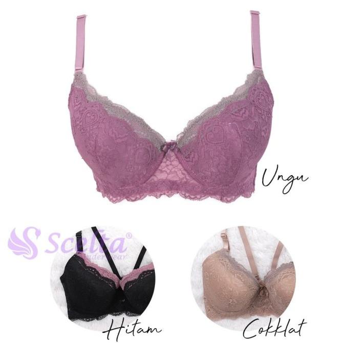 Bra brukat renda push up berkawat scelta BH SCE 1701