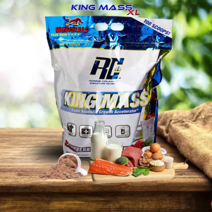 Kingmass 15lbs king mas rc king mass 15lb gainer susu fitness