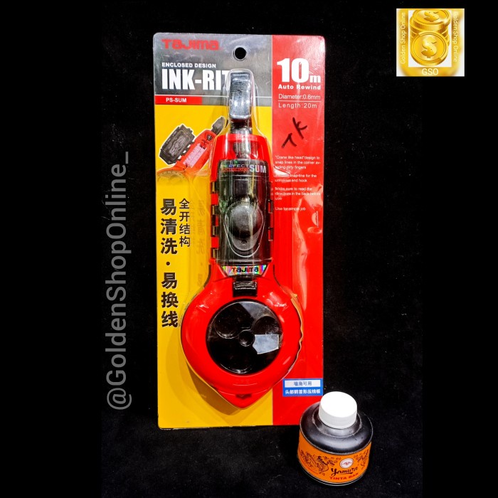 

Baru Sipatan Tukang Tajima - Ink Rite 10M Tajima (Ps-Sum) Free Tinta Naga Garansi