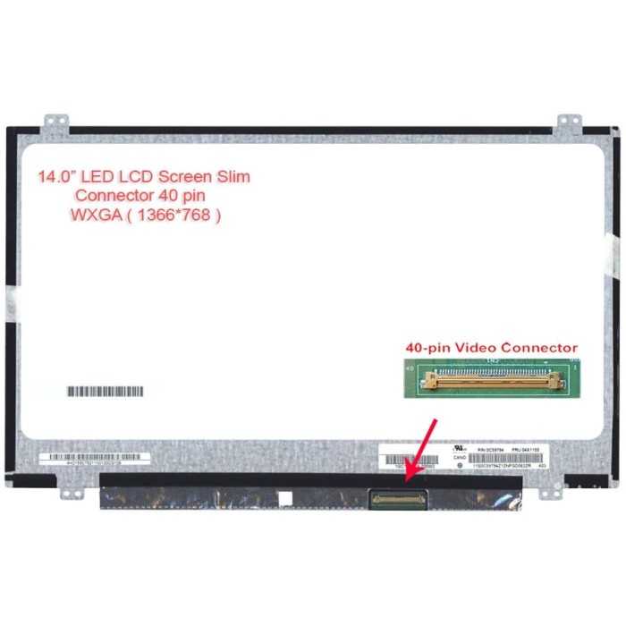Promo Lcd/Led Laptop 14.0" ( N140Bge-L42 ) Slim