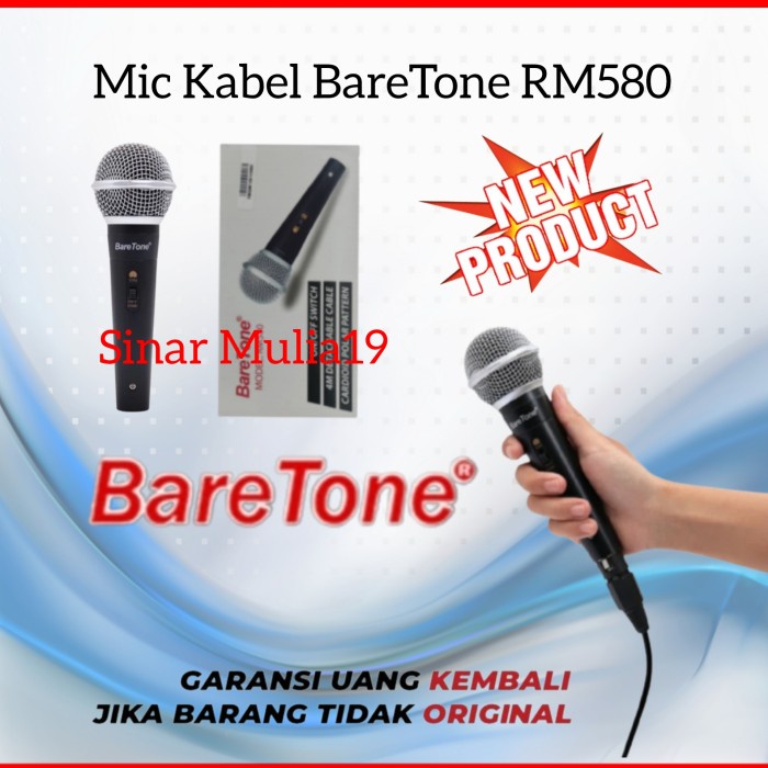 Microphone Kabel Baretone RM580 Original Mic Kabel Terbaik