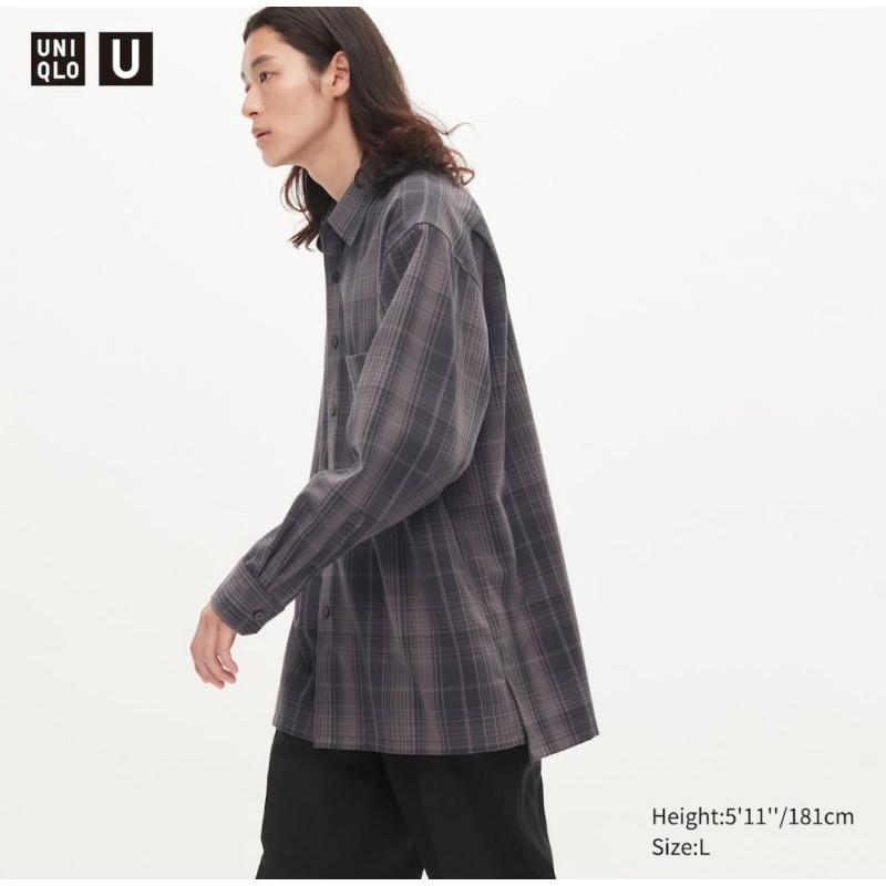 U Flanel Oversize Shirt /Kemeja Oversize