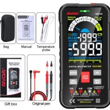 Smart Multimeter GVDA GD-128 True RMS AC DC Digital GD128 Multitester