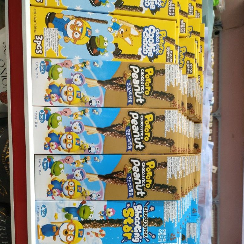 

pororo choco stick biskuit