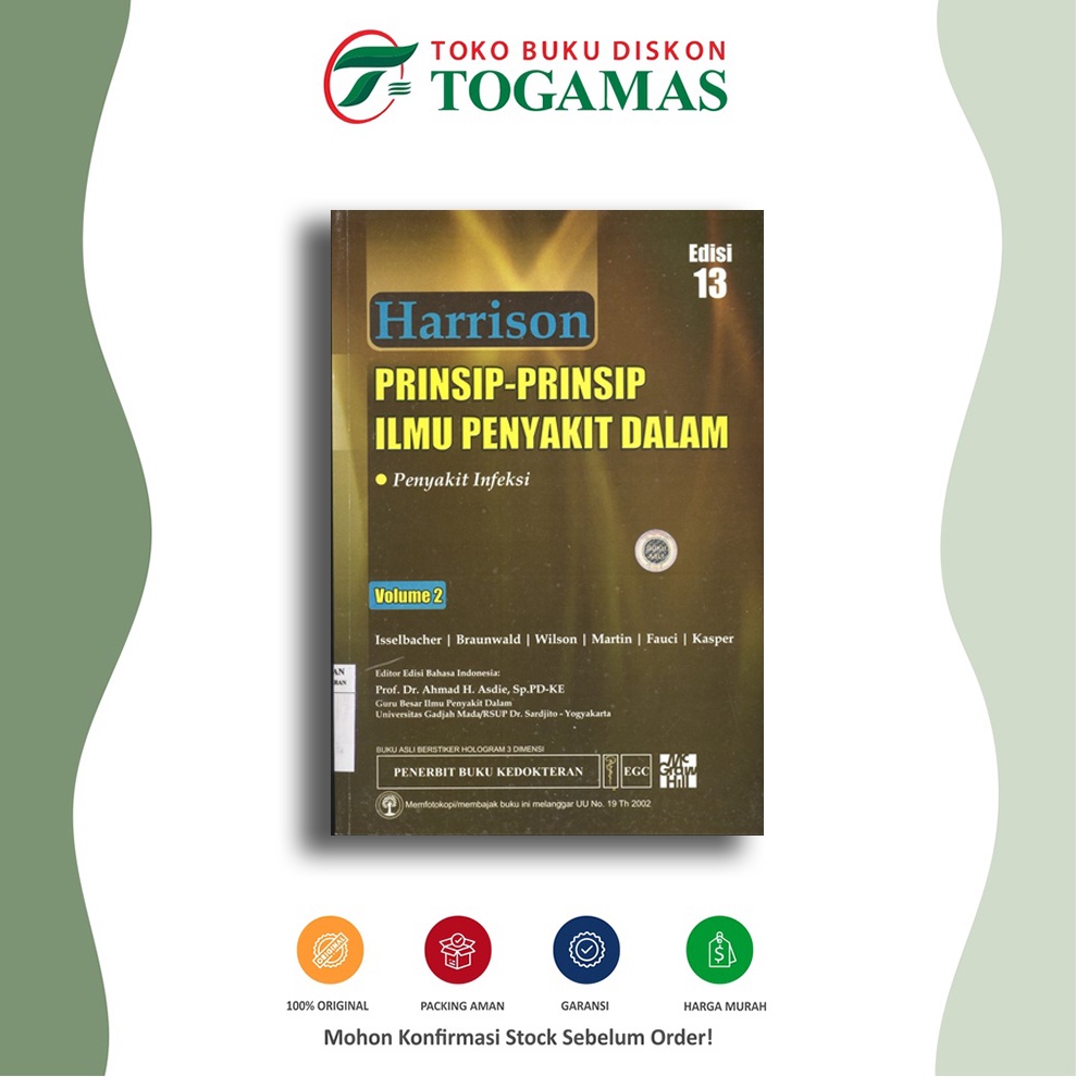 Harrison: Prinsip-Prinsip Ilmu Penyakit Dalam 2 Ed. 13 - ISSELBACHER